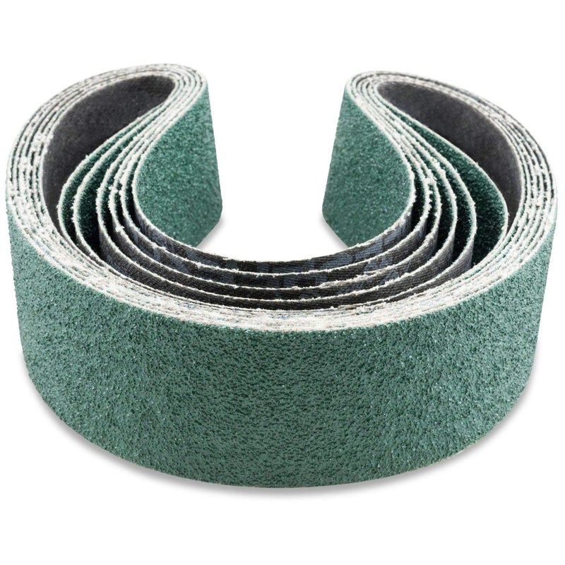 Red Label Abrasives 2 X 42 Inch 80 Grit Metal Grinding Zirconia Sanding Belts, 6 Pack - Image 3